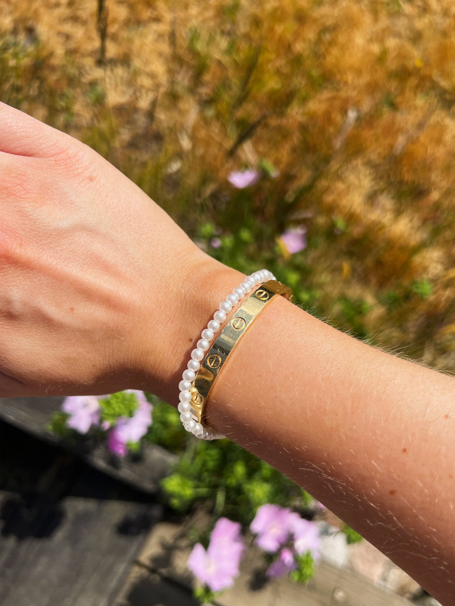 Simple Pearl Bracelet – Wida Details